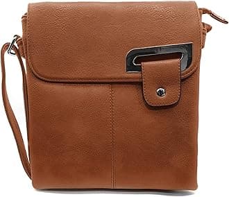 Women's Cross Body Shoulder Messenger Bag, Multiple Slip and Zip Pockets Handbag with Storage Pocket