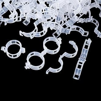 CIQIYO Plant Support Clips,Plastic Clips for Securing Plants,Tomato Vine Clip...