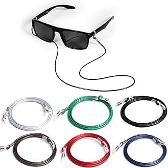 VOOGLASS Glasses Strap,Securely Keep Your Eyeglasses Around Your Neck, Practical Sunglasses Holder Strap for Men Women