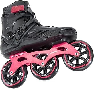 Inline Skates, 3 Wheels 110mm Roller Skates Blades for Adult Women Men, Professional Outdoor Fitness Inline Speed Skates for Unisex
