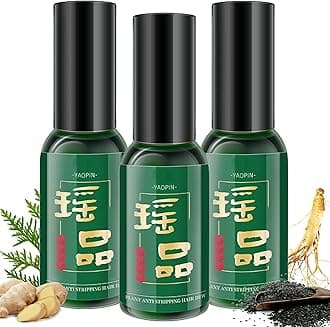 Yaopin Anti-Hair Loss and Hair Growth Solution, Yao Products Herbal Hair Care Serum 30ml/1.05oz