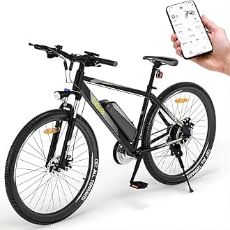 Eleglide Electric Bike, M1 Plus 29'' E Mountain Bike, Electric Bicycle for Adults, Commute E-bike with 12.5Ah Removable Battery, LCD Display, Dual Disk Brake, Specialist 21 Speed (Inches, 29)