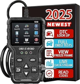 V310 OBD2 Scanner Diagnostic Tool, Check Erase Engine Light Fault Code Scanner Tool, DTC, Data Stream, I/M Readiness, Car & Truck Scan Tool for All Vehicles Since 1996