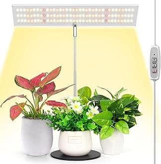 LORDEM Grow Light, Full Spectrum LED Plant Light for Indoor Plants, Height Ad...