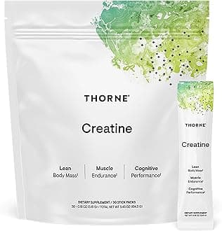THORNE Creatine - Micronized Creatine Monohydrate Powder - Support for Muscles & Cognitive Function* - For Women & Men - Unflavored - NSF Certified for Sport - 5 g per Serving - 30 Servings