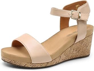 Women's Open Toe Buckle Ankle Strap Platform Wedge Sandals for Women Summer Dressy Shoes | Women, Wedge, Platform, Open Toe, Ankle Strap, Buckle