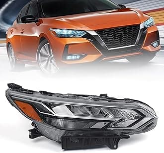 Huray LED Headlight Assembly Fit for Nissan Sentra S/SV 2020 2021 2022 RH Headlamp OE Style Replacement for NI2503277 Right Passenger Side