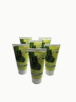 Reshma Beauty Kale Scrub | Dual Action Cleanser Face & Body Scrub | Gentle for All Skin Types and Dull Skin|Purifying and Hydrating| Enhances Natural Glow| Cruelty Free (Pack of 6), 5.07 oz