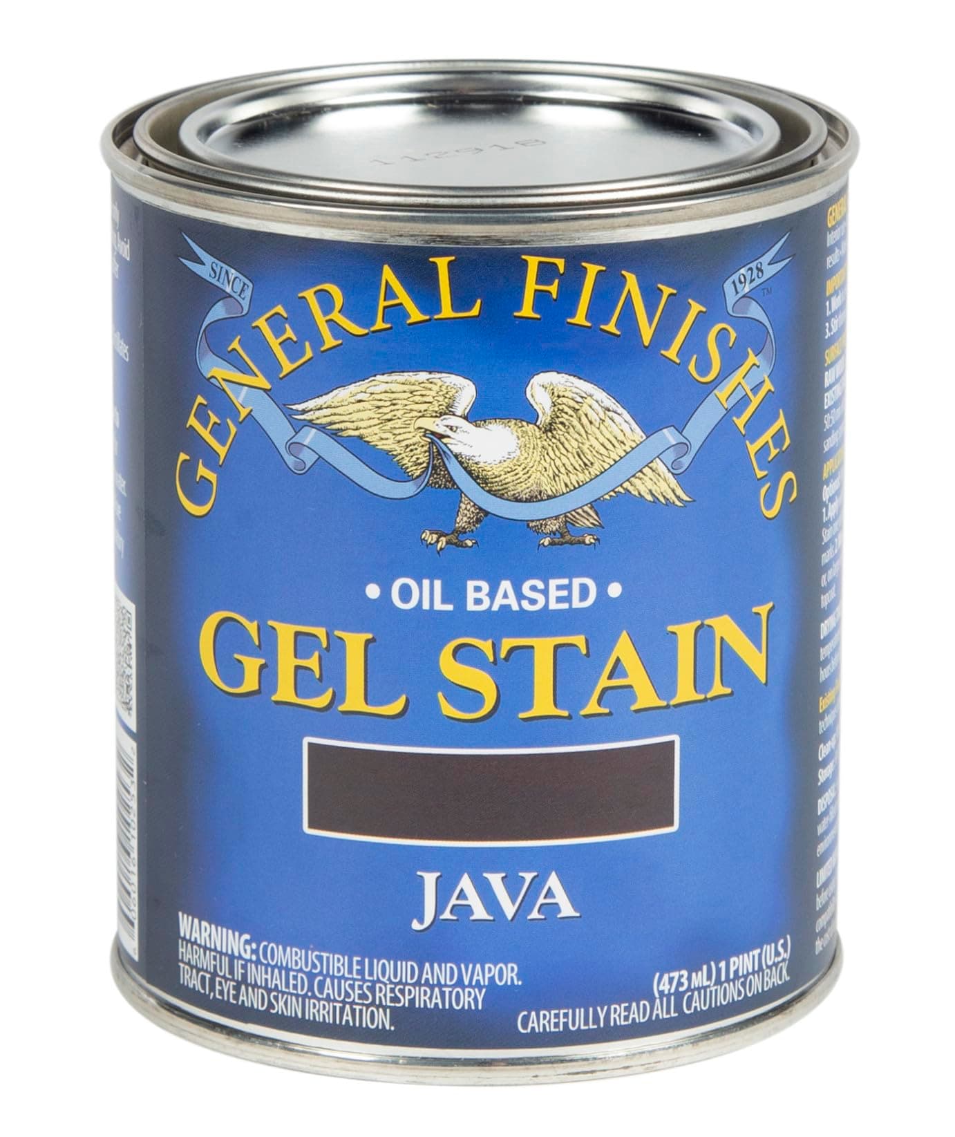 General Finishes JP Gel Stain, 1 pint, Java