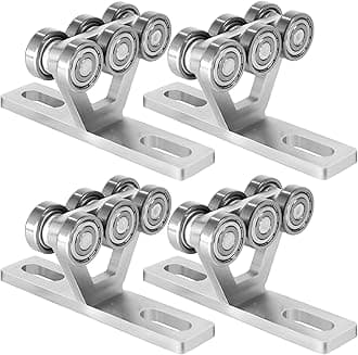 6 Wheel Trolley Assembly Electric Hoist Easy Installation Roller Trolley Silent for use with 1-5/8" Wide and All 1-5/8" or Taller Strut Channel (design4)