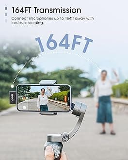 BOYA Wireless Lavalier Microphone for iPhone with Lightning Receiver, Noise Cancellation, 30Hrs Battery Life with Charging Case, 164FT Range, Wireless Mics for Video Recording, Black