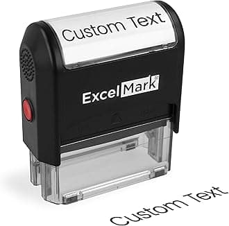 Custom One Line Stamp - Name Stamps Self Inking Personalized (Large)
