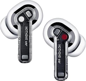 Ear Wireless Earbuds Bluetooth, 45dB Hybrid Smart ANC Earbuds, 11mm Deep Bass Boost, Hi-Res Audio with LDAC & LHDC 5.0, 6 Mics Call, 40.5H Playtime with Fast Charging Case, ChatGPT Supported