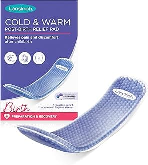 Cold & Warm Post Birth Relief Pads - Reusable Freezer Microwave Post-Birth Cooling Pads Postpartum Essentials Recovery