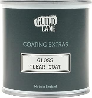 Gloss Clear Top Coat - Non-Yellowing Protective Acrylic Paint Sealer for Easy Application, Exceptional Coverage - Multi-Surface, Non-Toxic Clear Waterproofing Paint - 250ml