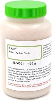 Lab-Grade Active Dry Yeast, 100g - The Curated Chemical Collection