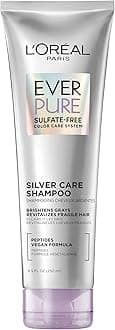 EverPure Brightening and Nourishing Shampoo for Gray Hair, Sulfate-Free Vegan Formula with Peptides, 8.5 Fl Oz