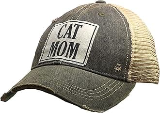 Vintage Life Funny Hats for Women and Girls, Distressed Trucker Baseball Cap with Sayings