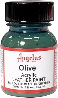 Angelus Acrylic Leather Paint, 1 Fl Oz (Pack of 1), Olive