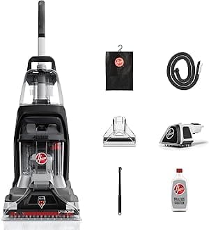 - Powerscrub XL Pet Carpet Cleaner Machine, Upright Shampooer, FH68050, Black