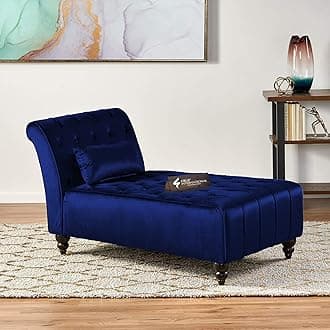 CRUZ INTERNATIONAL - online shopping-be ready ! Modern Settee/Lounger (Navi Blue)