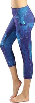 Sugar Pocket Womens Outdoor Fitness Tights Capri Running Yoga Pants