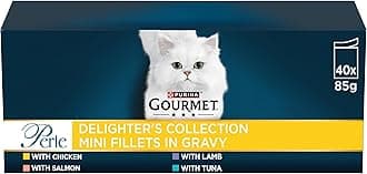 Perle Delighters Collection in Gravy Wet Cat Food 40x85g
