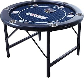 Riverboat Pro P6 Tournament Poker Table in Suited Speed Cloth (122 x 122cm)