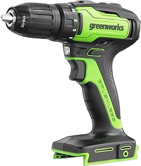 Greenworks 24V Brushless Cordless Drill Kit, 310 in./lbs Torque, Variable Speed Trigger - Battery and Charger Sold Separately