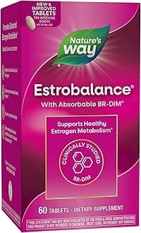 Nature's Way Estrobalance, Absorbable BR-DIM, Supports Healthy Estrogen Metabolism*, Vegan, Gluten Free, 60 Tablets (Packaging May Vary)