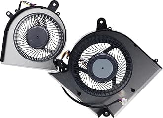 Deal4GO CPU & GPU Graphics Cooling Fan Replacement for MSI GF66 GL66 GF76 GL76 WF76 MS-1541 MS-1583 MS-1584 MS-17L1 MS-17L4