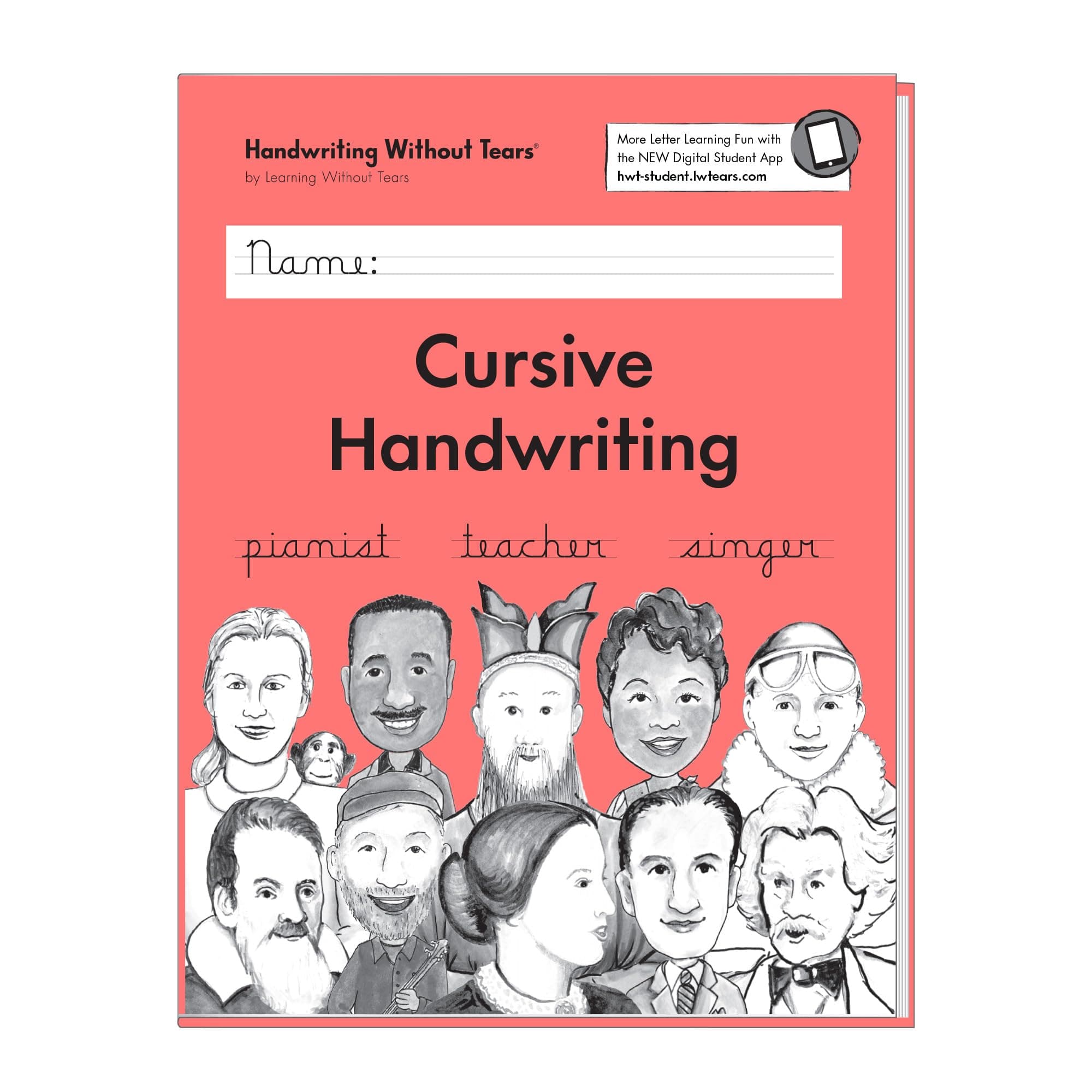 Learning Without Tears - Cursive Handwriting Student Workbook, Current Edition - Handwriting Without Tears Series - 3rd Grade Writing Book - Writing, Language Arts Lessons - for School or Home Use