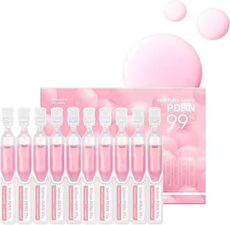 Salmon DNA PDRN Pink One Day Serum | 99% Salmon DNA PDRN Intensive Ampoule, Collagen, Glutathione, Hyaluronic Acid - Improves skin radiance | Korean skincare 0.05 fl.oz x 10e