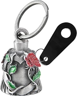 Motorcycle Bell for Bikers Women Men W/Hanger, Biker Bell for Riders, Good Luck Riding Bell Moto Accessories