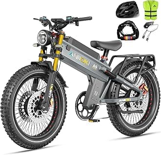 A9 Pro Max Dual Motor Ebike,Electric Bike with 60V 70/80ah Battery,45+ Mph Top Speed, 26 * 4.8" Fat Tire Dirt Bike, 200 Miles Commuting Bike，2025 Upgraded Version