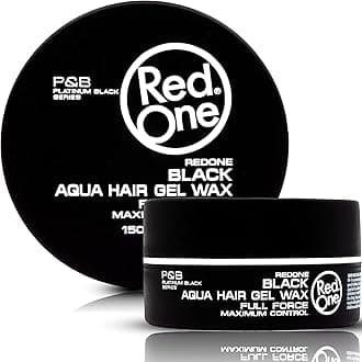 Hair Styling Wax Black 150ml | Extra Hold | Gel Wax | Lime Scent | Long Lasting & Shiny Finish | For Men & Women | Professional Hair Styling Formula | Maximum Control & Smooth Texture