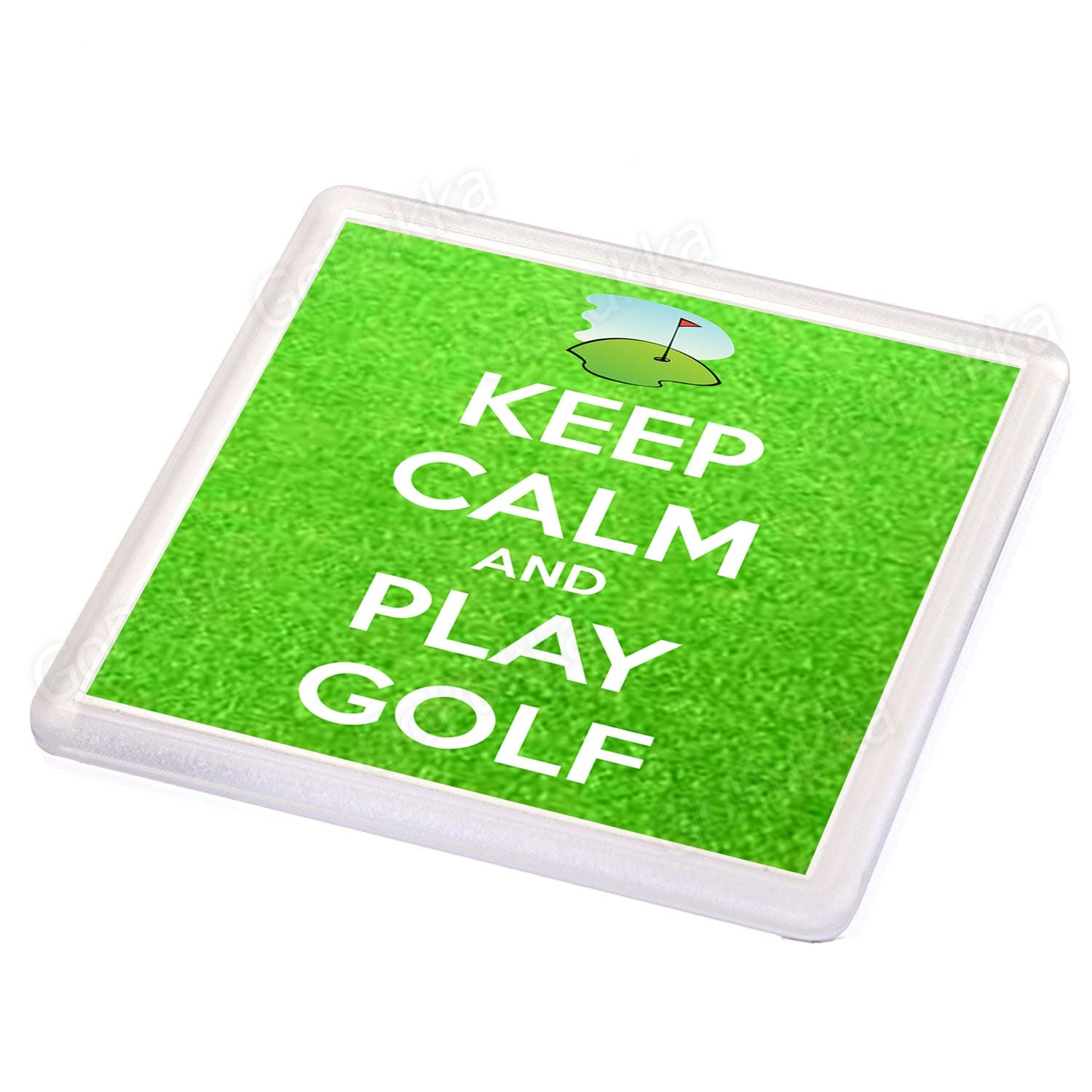 Keep Calm and Play Golf – Coaster