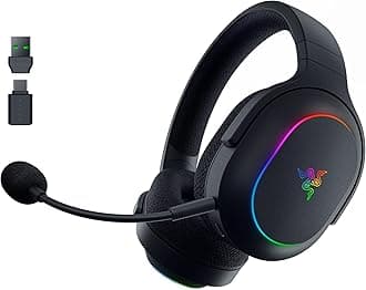 Barracuda X Chroma 2.4GHz Wireless Bluetooth Gaming Headset, Lightweight Chroma RGB Headset, 40mm Drivers, Cardioid Microphone, 70 Hour Battery for PC, Mac,