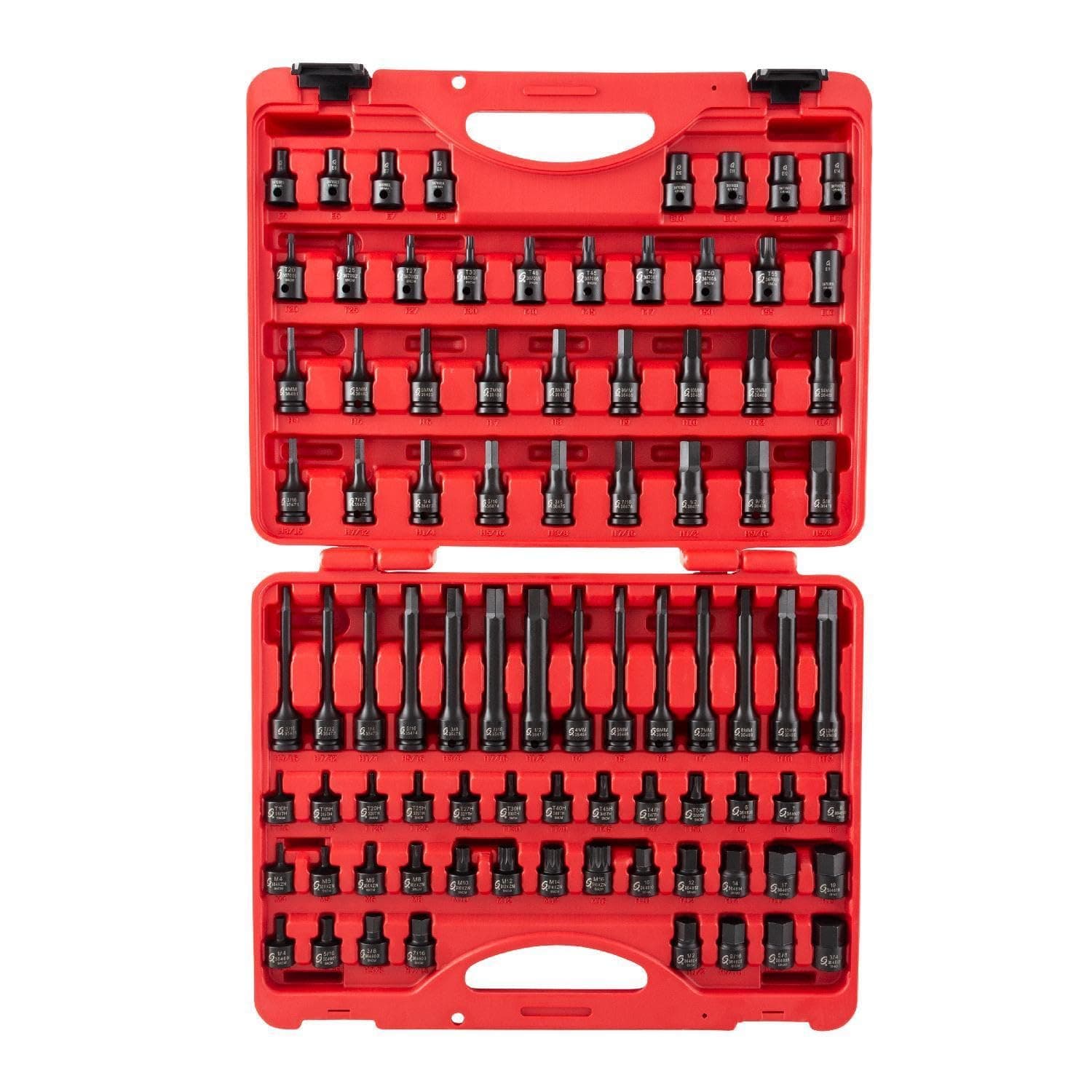 Sunex 3569 3/8" Dr. Master Hex Bit Impact Socket Set (84 Piece)
