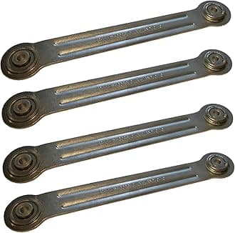 Patio Glider Replacement Bearing Bracket Rocker Arm Hardware Repair Kit for Outdoor and Indoor Furniture Adirondack Chair - 9" Length - 4 Pack