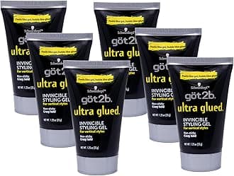 (6Pack) [GOT 2B] ULTRA GLUED INVINCIBLE STYLING GEL 1.25OZ