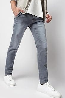 Men Mid Rise Slim Fit Washed Jeans Stretchable