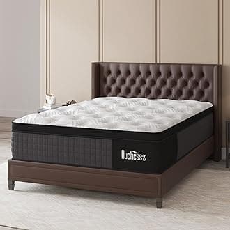 Full Mattress, 10 Inch Hybrid Mattresses Eurotop with Gel Memory Foam,Motion Isolation Individually Wrapped Pocket Coils Breathable Comfort Soft Pressure Relief