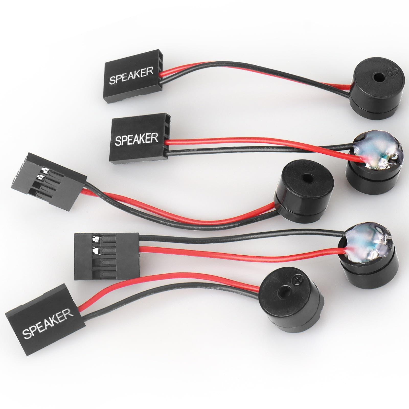 5 pcs Computer casemini Speakers,PC Internal BIOS Mini Plug Buzzer Computer Motherboard Buzzer Alarm