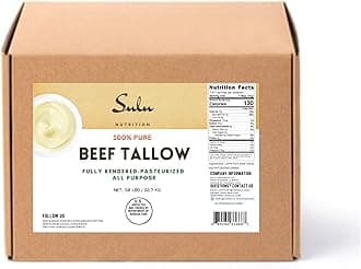 50 lbs 100% Pure Rendered All-Purpose Beef Tallow-Food Grade- Fully Rendered- USDA Inspected