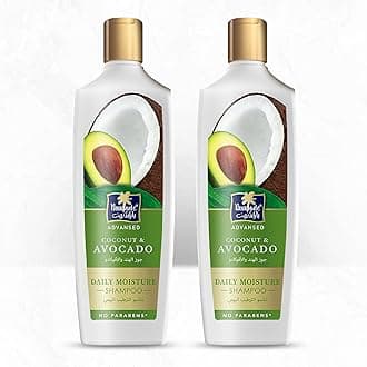 Advansed Daily Moisture Shampoo with Avocado & Coconut | Moisturizes & Reduces Hair Breakage| Deep Hydration for Soft Hair| 0% Harmful Chemicals | 340ml (Pack of 2)