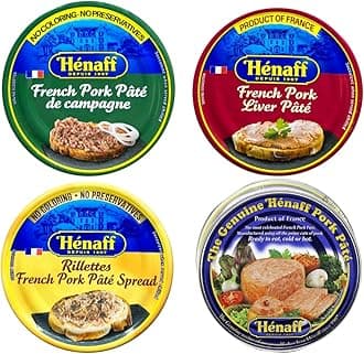 Henaff French Pate Assortment: 4 Different Pates