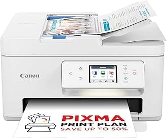 Canon PIXMA TS7750i Series - All-in-One Printers, Copier & Scanner for Home Use | Wireless for Easy Printing From Your Smartphone | Canon Printer Home Printers with PIXMA Print Plan