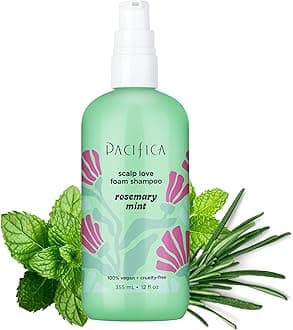 Pacifica Rosemary Mint Scalp Detox Shampoo – Clarifying Shampoo for Dry Flaky Scalp, Removes Buildup & Excess Oil, Invigorating Rosemary + Mint Clean Beauty Vegan Dermatologist Tested