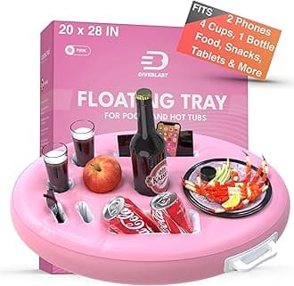 DIVEBLAST: Premium Floating Drink Holder for Pool, Hot Tub Accessories for Adults - Holds Up to 50 LBS - Fun Swimming Pool Accessories for Adults, Cool and Unique Drink Floaties